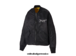 Onitsuka Tiger ropa 4P8D6N595 negro mujer chaqueta bomber - Image 23