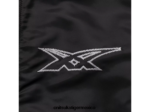 Onitsuka Tiger ropa 4P8D6N595 negro mujer chaqueta bomber - Image 25