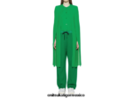 Onitsuka Tiger ropa 4P8D6N597 verde mujer camisa - Image 4