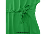 Onitsuka Tiger ropa 4P8D6N598 verde mujer vestido - Image 6