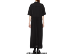 Onitsuka Tiger ropa 4P8D6N599 negro mujer vestido largo - Image 2