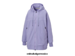 Onitsuka Tiger ropa 4P8D6N602 lavanda mujer cazadora holgada - Image 3