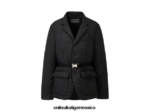 Onitsuka Tiger ropa 4P8D6N605 negro mujer chaqueta ws