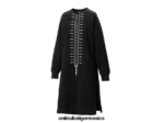 Onitsuka Tiger ropa 4P8D6N608 blanco negro mujer vestido - Image 3