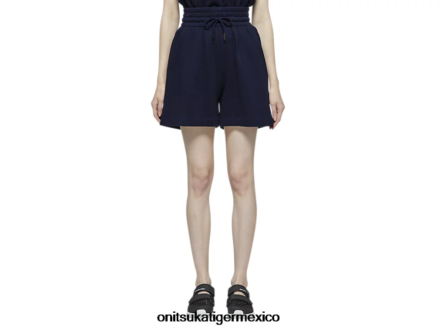 Onitsuka Tiger ropa 4P8D6N613 azul marino oscuro mujer pantalones cortos - Image 4