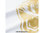 Onitsuka Tiger ropa 4P8D6N659 Oro blanco niños logotipo gráfico t - Image 6