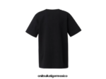 Onitsuka Tiger ropa 4P8D6N661 blanco negro niños camiseta con logo - Image 2