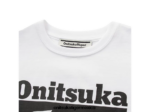 Onitsuka Tiger ropa 4P8D6N669 blanco auténtico/negro de alto rendimiento niños camiseta con logo - Image 5