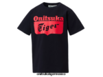 Onitsuka Tiger ropa 4P8D6N673 alerta de rendimiento negro/rojo niños camiseta con logo - Image 4