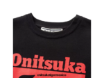 Onitsuka Tiger ropa 4P8D6N673 alerta de rendimiento negro/rojo niños camiseta con logo - Image 5