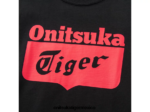 Onitsuka Tiger ropa 4P8D6N673 alerta de rendimiento negro/rojo niños camiseta con logo - Image 6