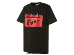 Onitsuka Tiger ropa 4P8D6N676 rendimiento negro/rojo fuego niños camiseta con logo - Image 3