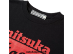 Onitsuka Tiger ropa 4P8D6N676 rendimiento negro/rojo fuego niños camiseta con logo - Image 4