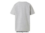 Onitsuka Tiger ropa 4P8D6N678 gris pluma niños camiseta gráfica - Image 2