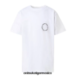 Onitsuka Tiger ropa 4P8D6N679 blanco real niños camiseta gráfica