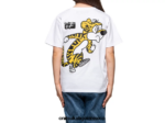 Onitsuka Tiger ropa 4P8D6N679 blanco real niños camiseta gráfica - Image 3