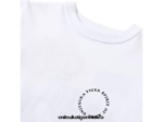 Onitsuka Tiger ropa 4P8D6N679 blanco real niños camiseta gráfica - Image 5