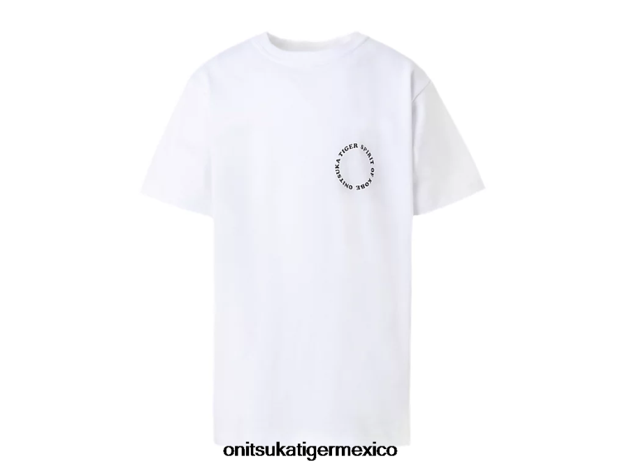 onitsuka_tiger_ropa_4p8d6n679_blanco_real_ninos_camiseta_grafica.png Onitsuka Tiger ropa 4P8D6N679 blanco real niños camiseta gráfica - Image 1