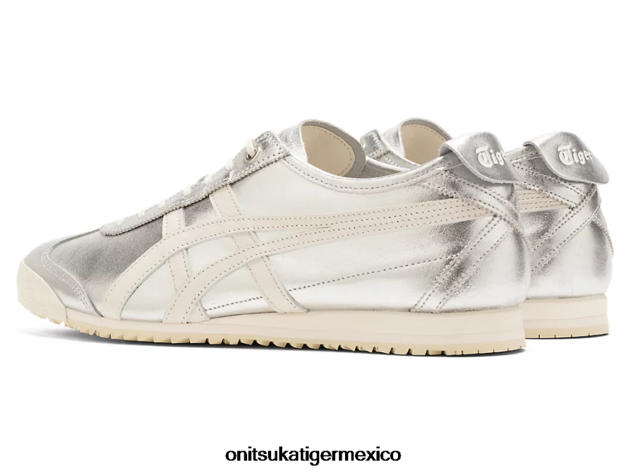 Onitsuka Tiger zapatos 4P8D6N108 plata pura/crema unisexo méxico 66 sd - Image 3