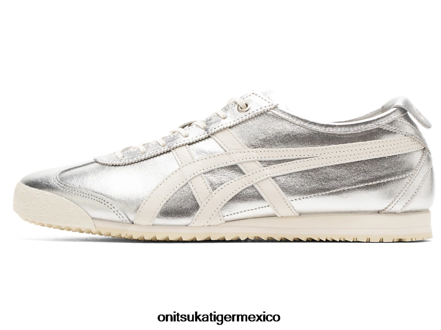 Onitsuka Tiger zapatos 4P8D6N108 plata pura/crema unisexo méxico 66 sd - Image 4