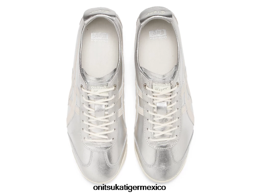 Onitsuka Tiger zapatos 4P8D6N108 plata pura/crema unisexo méxico 66 sd - Image 6