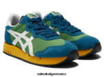 Onitsuka Tiger zapatos 4P8D6N10 verde espinaca/blanco unisexo calibre x - Image 2