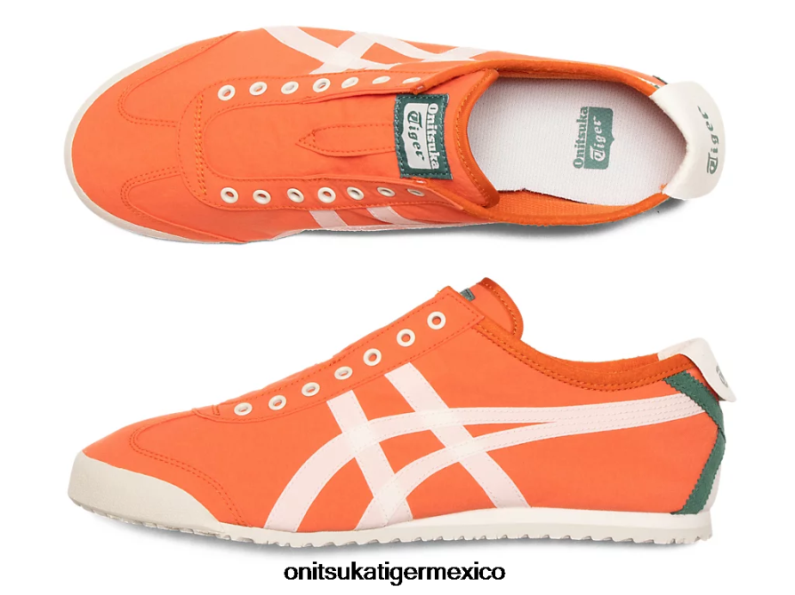 Onitsuka Tiger zapatos 4P8D6N119 tomate/crema bermellón unisexo México 66 sin cordones - Image 8