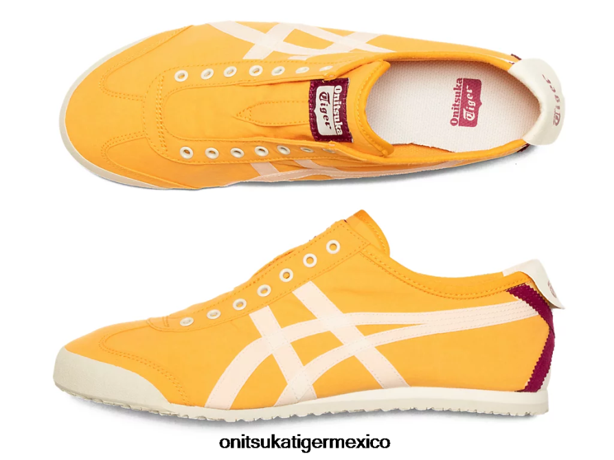 Onitsuka Tiger zapatos 4P8D6N120 cítricos/crema unisexo México 66 sin cordones - Image 8