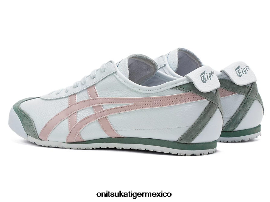 Onitsuka Tiger zapatos 4P8D6N123 azul aireado/rosa de cuenca unisexo México 66 - Image 3