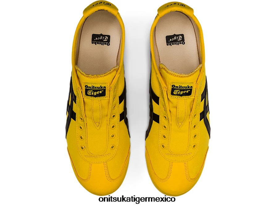 Onitsuka Tiger zapatos 4P8D6N126 tai chi amarillo/negro unisexo México 66 sin cordones - Image 6
