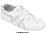 Onitsuka Tiger zapatos 4P8D6N134 plata blanca mujer México 66 - Image 2