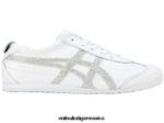 Onitsuka Tiger zapatos 4P8D6N134 plata blanca mujer México 66