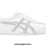 Onitsuka Tiger zapatos 4P8D6N134 plata blanca mujer México 66