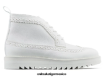 Onitsuka Tiger zapatos 4P8D6N13 blanco unisexo chukka brogue