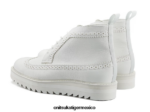Onitsuka Tiger zapatos 4P8D6N13 blanco unisexo chukka brogue - Image 3