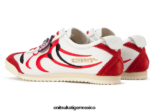 Onitsuka Tiger zapatos 4P8D6N140 blanco/rojo clásico hombres México 66 de lujo - Image 3