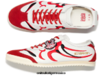 Onitsuka Tiger zapatos 4P8D6N140 blanco/rojo clásico hombres México 66 de lujo - Image 8