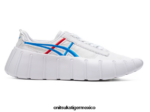 Onitsuka Tiger zapatos 4P8D6N162 blanco/azul directorio unisexo gigatia