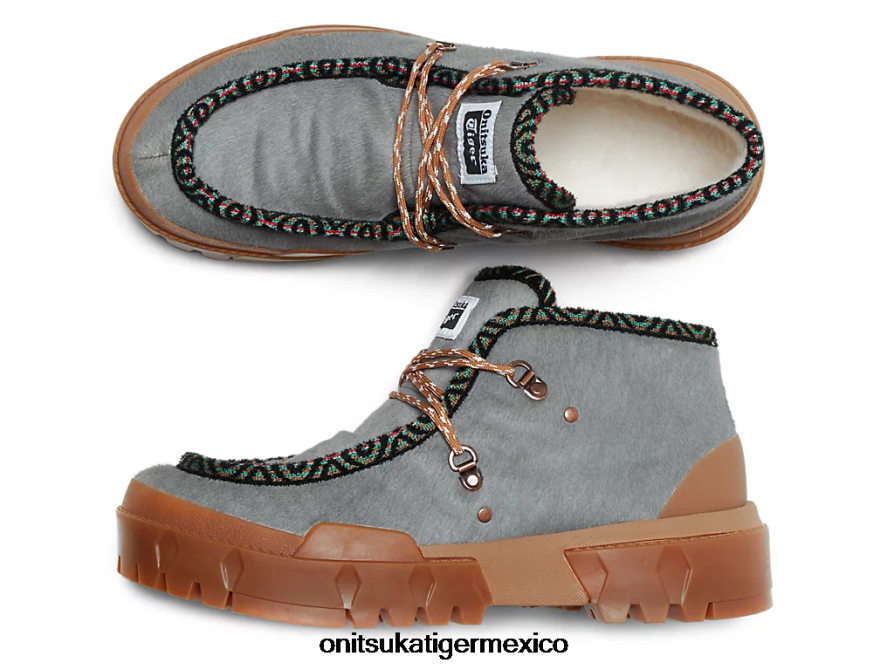 Onitsuka Tiger zapatos 4P8D6N167 campanario gris/castaño unisexo bota de pelo hmr pico - Image 8