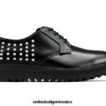 Onitsuka Tiger zapatos 4P8D6N17 negro unisexo derbi tachonado