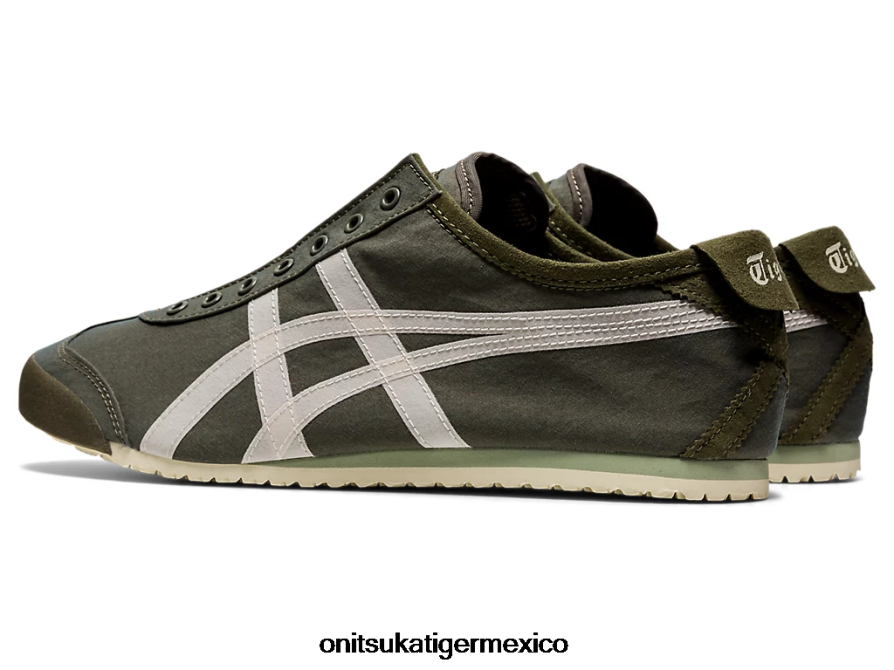 Onitsuka Tiger zapatos 4P8D6N180 manto verde/abedul unisexo México 66 sin cordones - Image 3