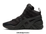 Onitsuka Tiger zapatos 4P8D6N203 negro unisexo zapatillas deportivas con logo grande infladas - Image 4