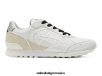 Onitsuka Tiger zapatos 4P8D6N20 blanco unisexo colorado ochenta y cinco