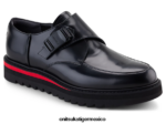 Onitsuka Tiger zapatos 4P8D6N218 negro/rojo clásico unisexo monjes - Image 2