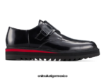 Onitsuka Tiger zapatos 4P8D6N218 negro/rojo clásico unisexo monjes
