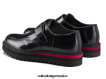Onitsuka Tiger zapatos 4P8D6N218 negro/rojo clásico unisexo monjes - Image 3