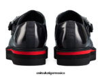 Onitsuka Tiger zapatos 4P8D6N218 negro/rojo clásico unisexo monjes - Image 5