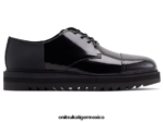 Onitsuka Tiger zapatos 4P8D6N221 negro unisexo derby