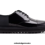 Onitsuka Tiger zapatos 4P8D6N221 negro unisexo derby