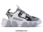 Onitsuka Tiger zapatos 4P8D6N226 blanco/chapa de roca unisexo jaula de dentigre